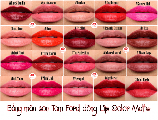 Bang-mau-son-tom-ford-Lip-Color-Matte-moi-nhat-2019